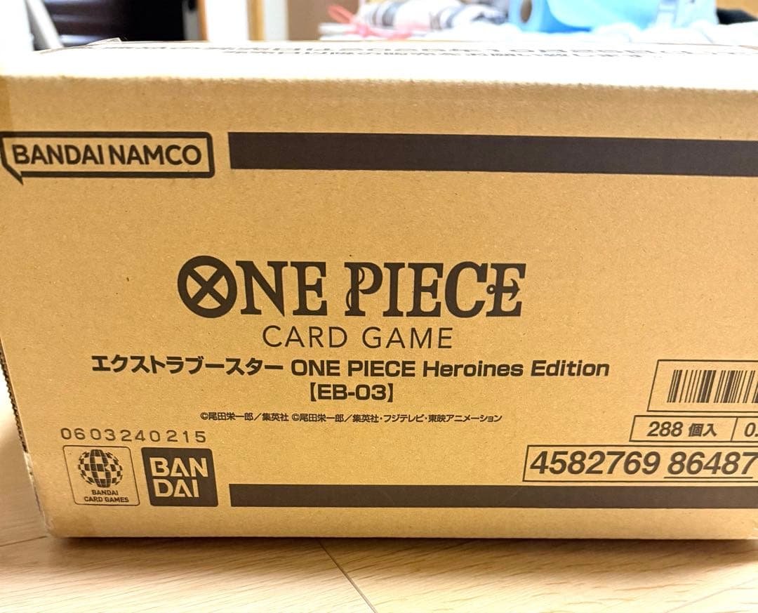 新品未使用 ワンピースカード　ヒロインズエディション EB-03 1カートン