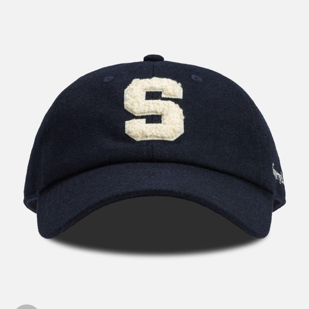 Sporty & Rich S Wool Hat ネイビー　キャップ　帽子