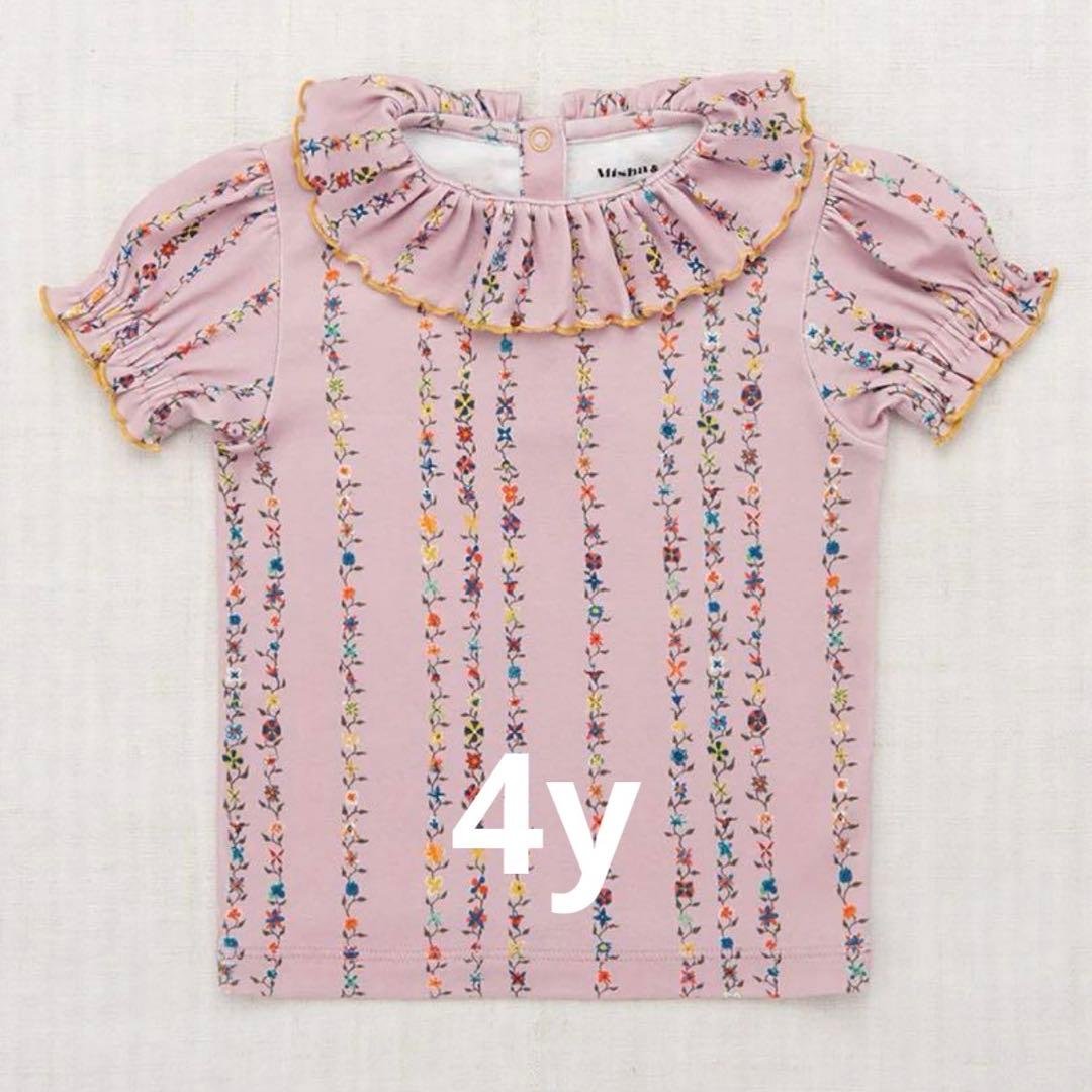 トップス misha and puff paloma plum petal 4y