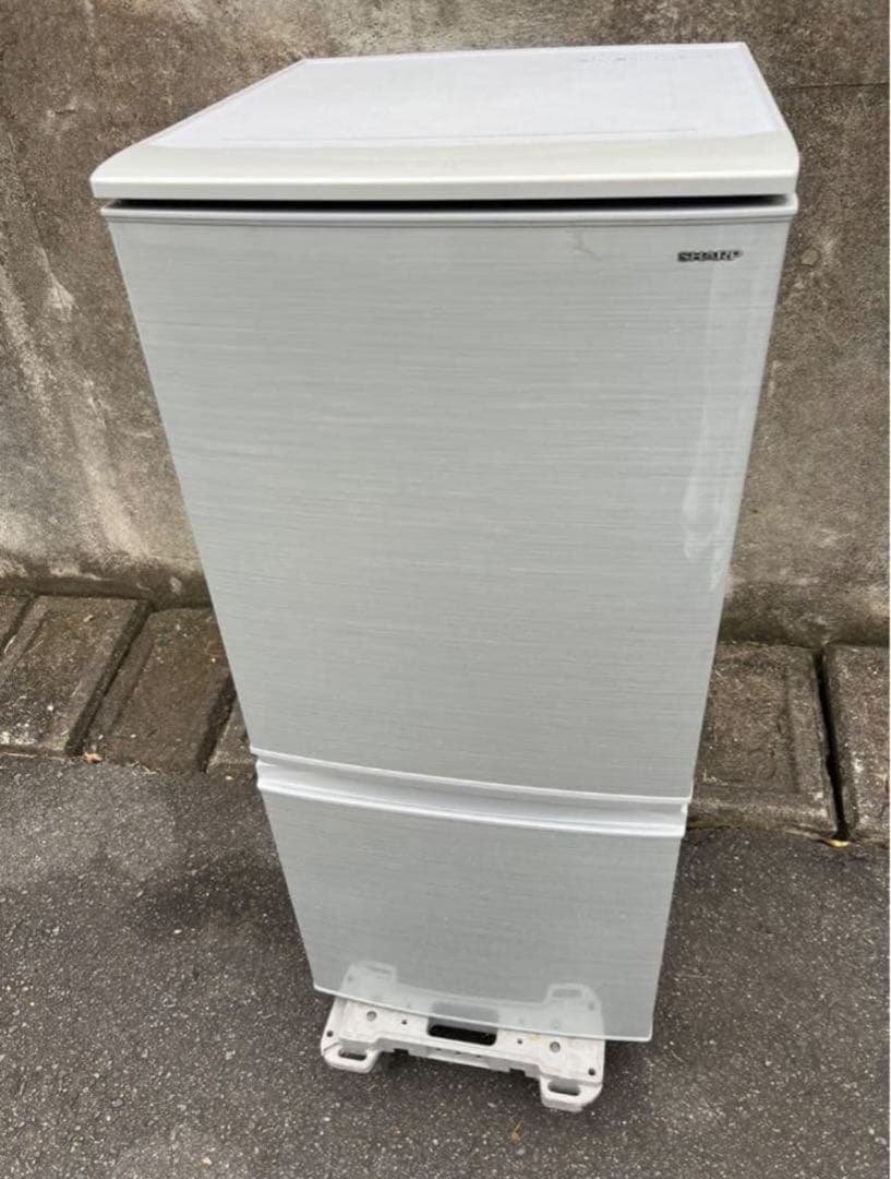 2018年式 137L 2ドア冷蔵庫 シャープ SJ-D14D-S