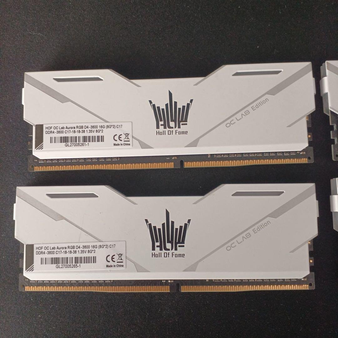 メモリー GALAX HOF Aurora DDR4 3600MHz 32G