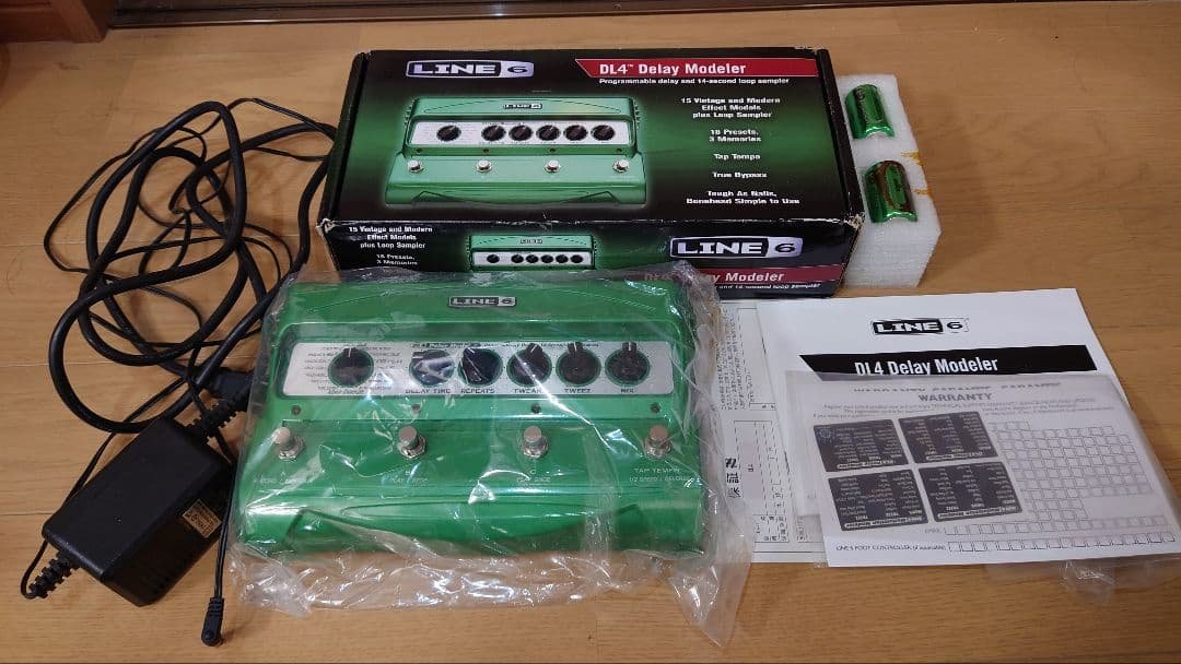 LINE6 DL4 Delay Modeler＜動作確認済み＞ACアダプター付き