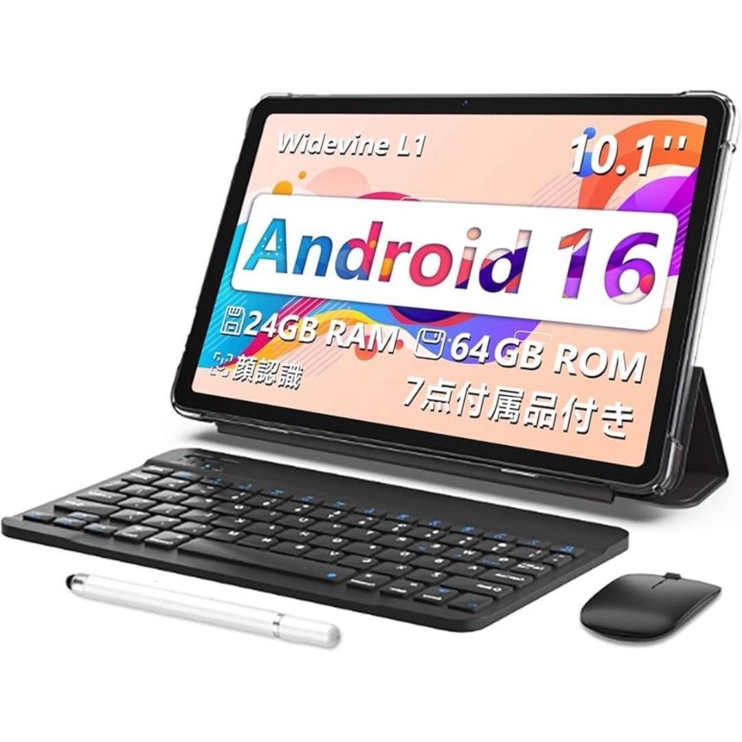 Android16 タブレット 本体　10.1インチ Wi-Fi 64GB