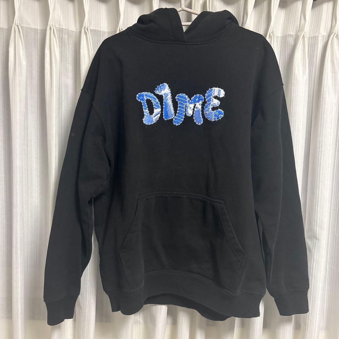 Dime ブラック パーカー L