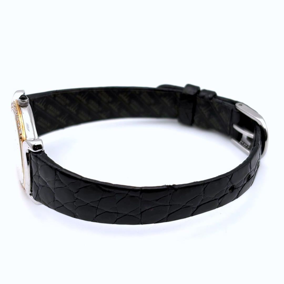 SEIKO CREDOR ダイヤベゼル 18KT x SS クォーツ 腕時計