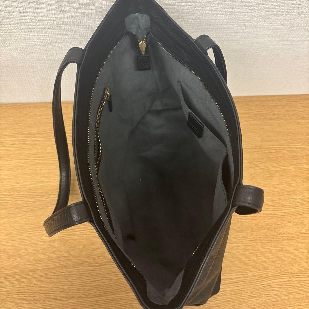 ハッシュタグ　トートバッグ　レザー　シボ革　ビジネス　通勤