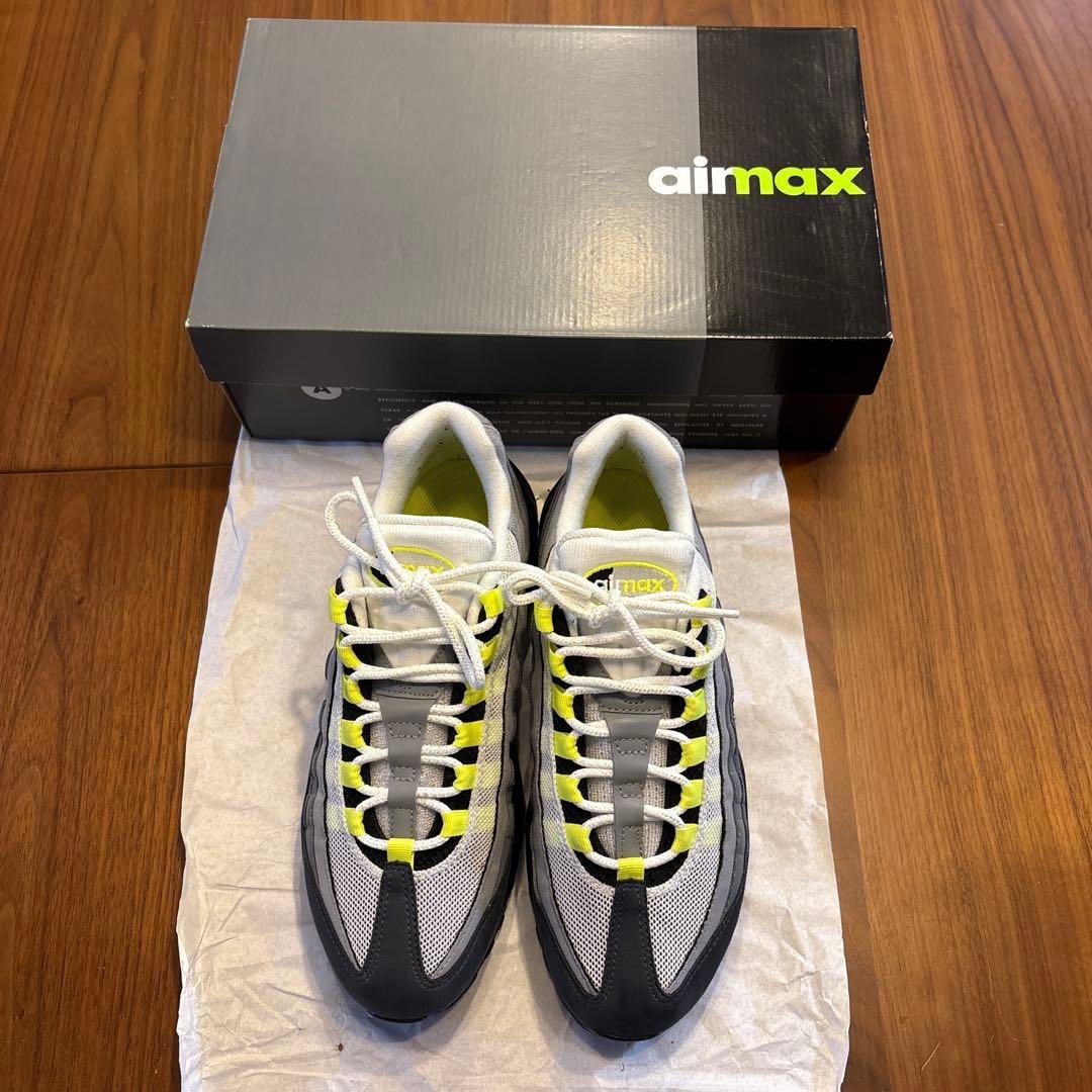 靴 Nike Air Max 95 OG Neon Yellow 2020 25cm