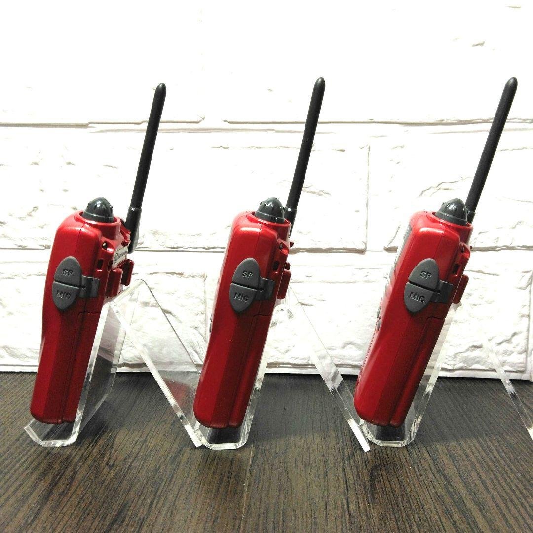 3台セット★KENWOOD UBZ-LK20 特定小電力トランシーバー レッド