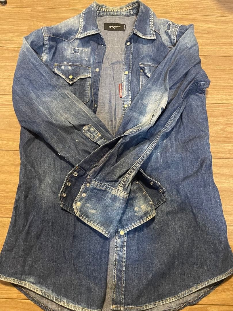 DSQUARED2 デニムシャツ サイズ46 メンズ