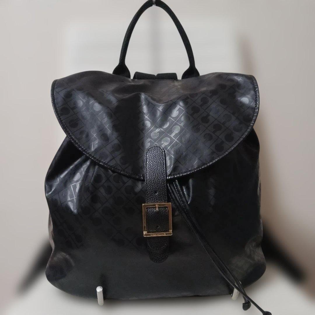 2765　ゲラルディーニ　リュック　ブラック　ソフティ　極美品