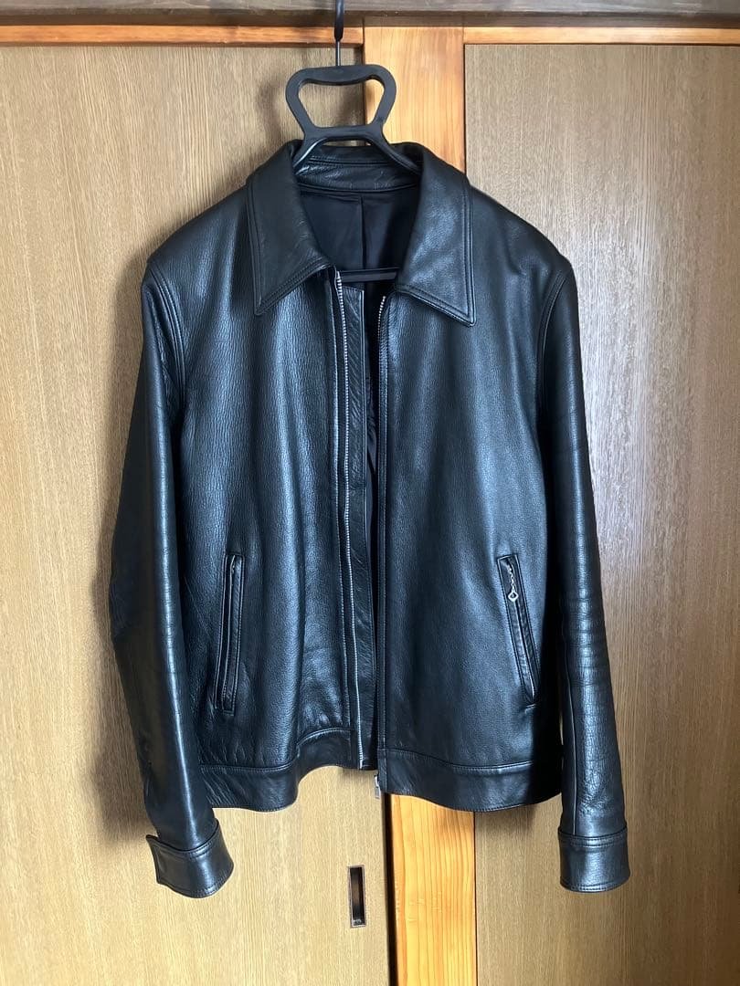 WACKO MARIA ブラックレザー シングルライダース