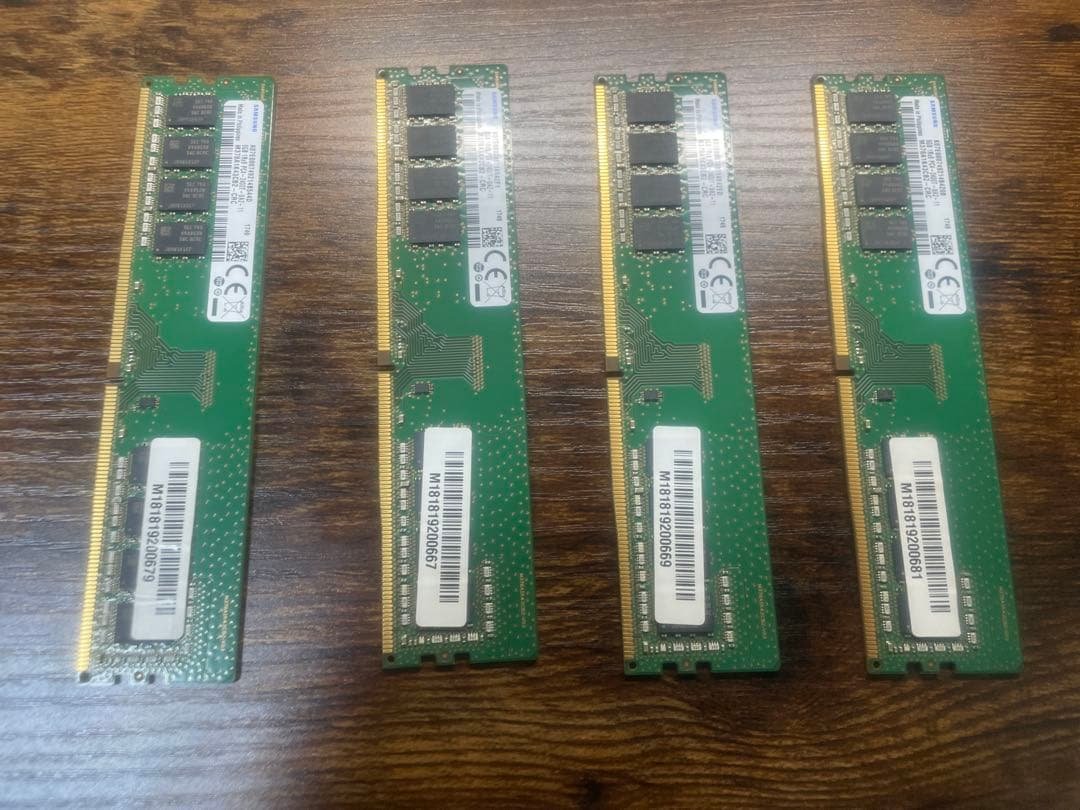 DDR4 2400 32GB (8GB×4枚)