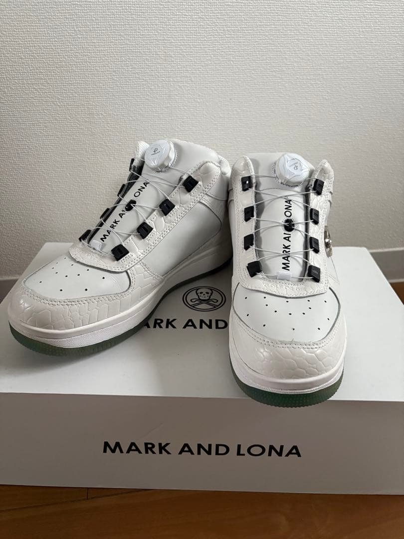MARK AND LONA ゴルフ用スニーカー ホワイト