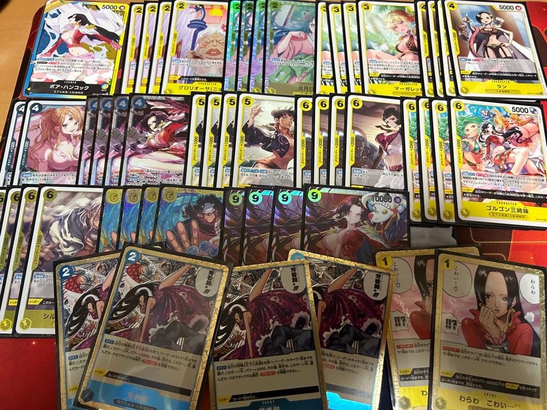 ワンピースカード 青黄ハンコック デッキ