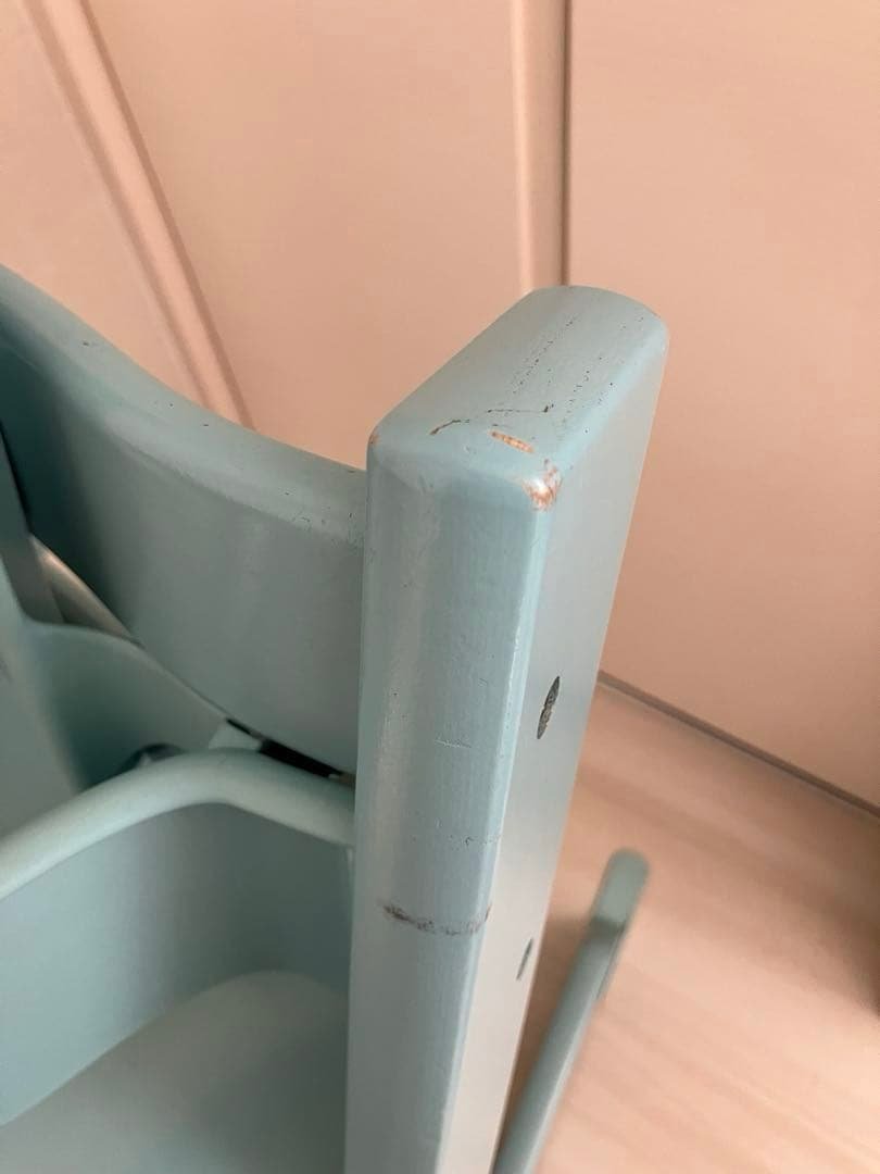 STOKKE トリップトラップ（椅子本体＆ベビーセット）　アクアブルー