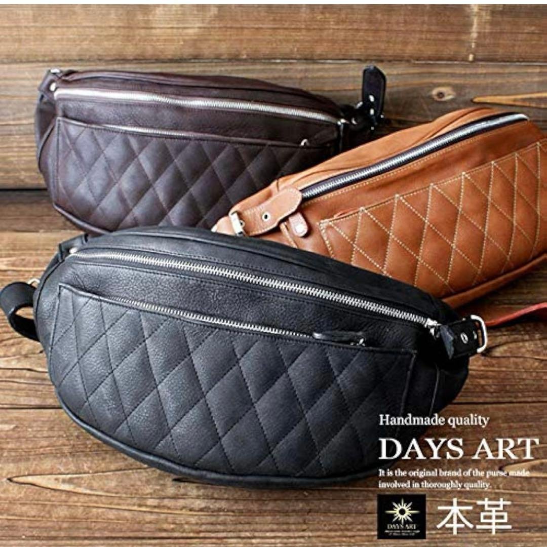 デイズアート　ボディバッグ レザー メンズ 本革