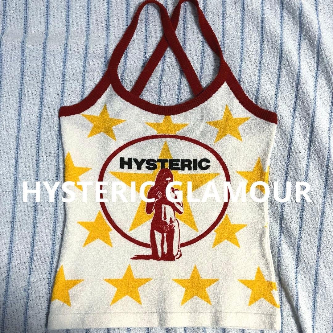 【素敵なデザイン❗️】90's HYSTERIC GLAMOUR 星 キャミソール