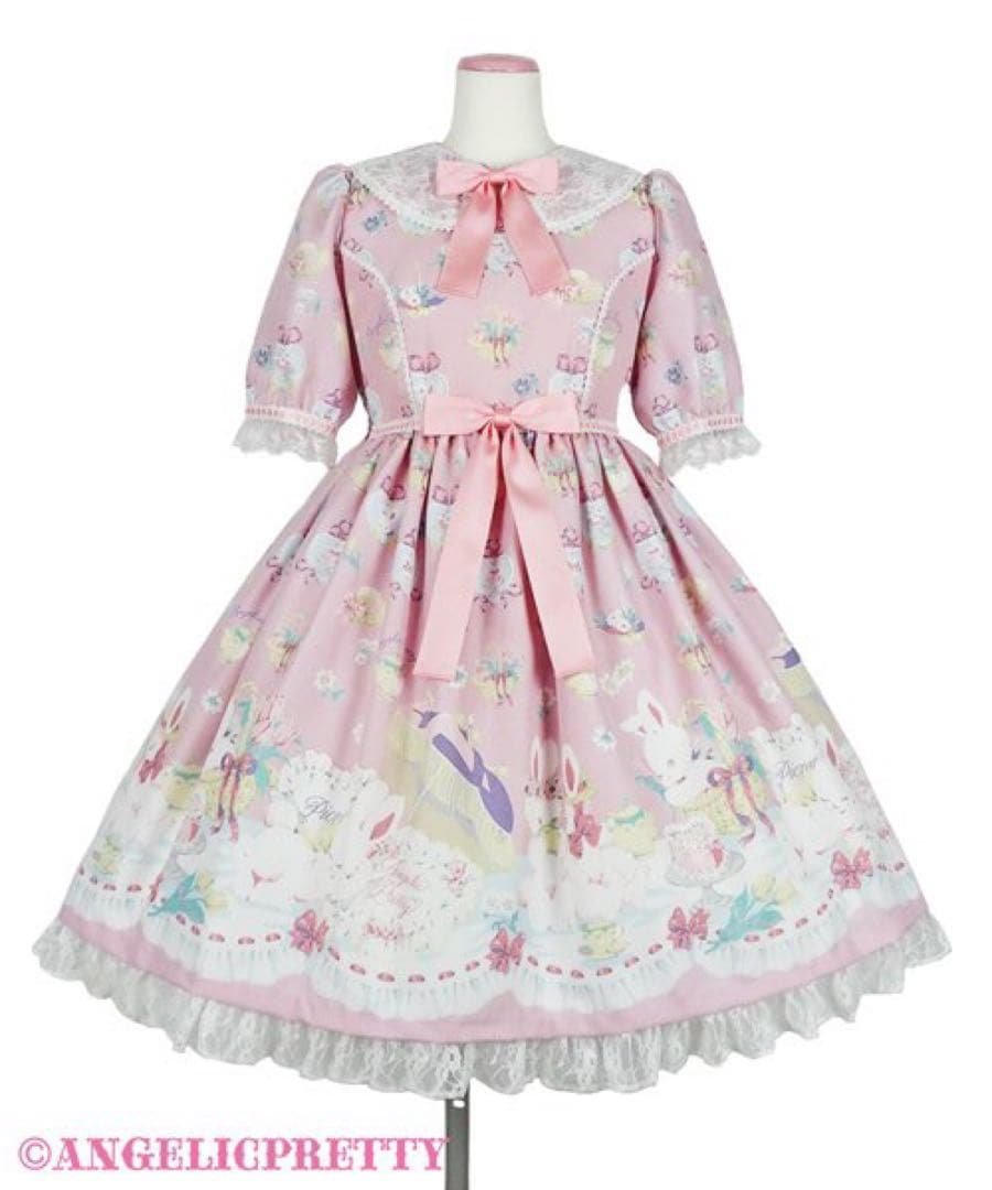 angelic pretty うさぎのpicnic party OP+KC