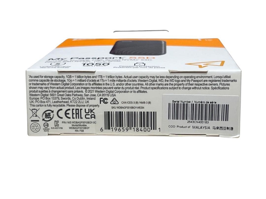 WD My Passport SSD 1TB 新品未開封品