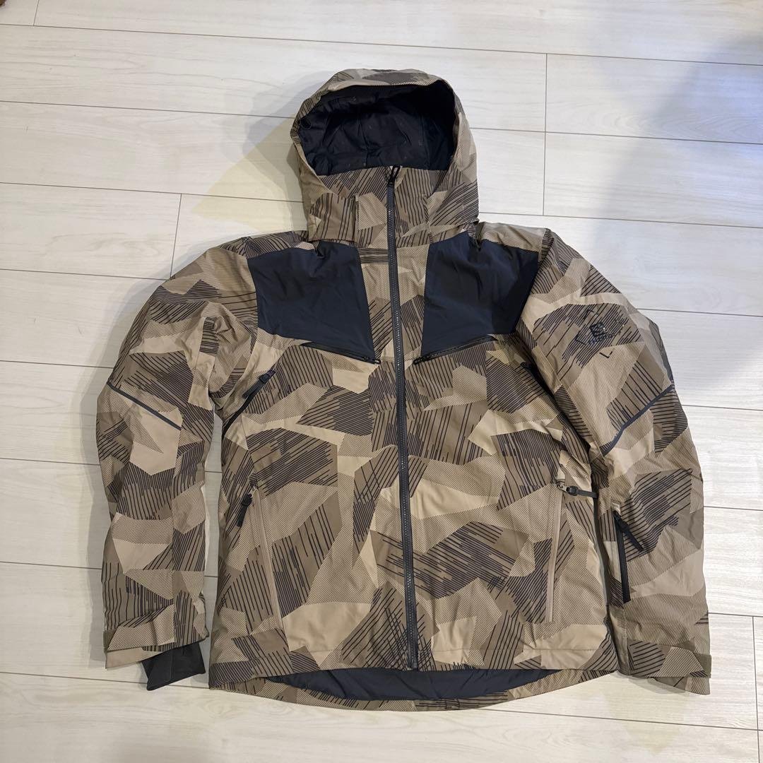 salomon 迷彩柄 スノーボードウェア Lサイズ