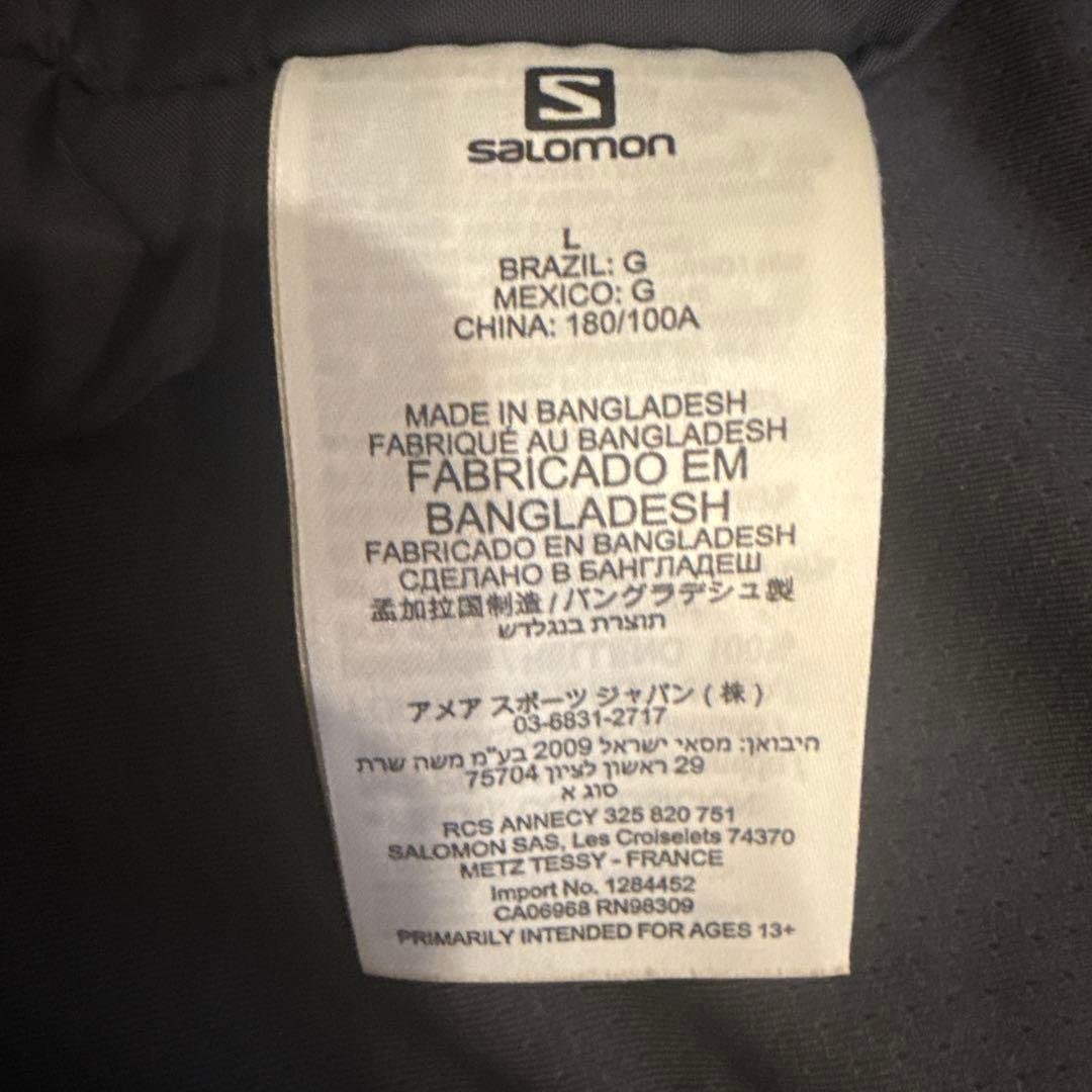 salomon 迷彩柄 スノーボードウェア Lサイズ
