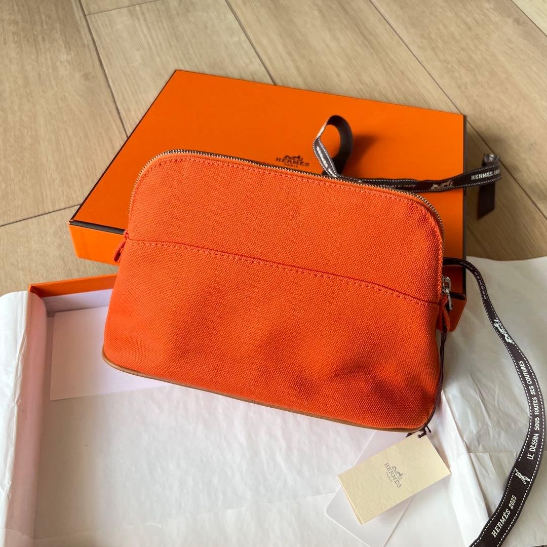 HERMESエルメス ポーチ 《 ボリード 》 ミニ PM オレンジ 新品未使用