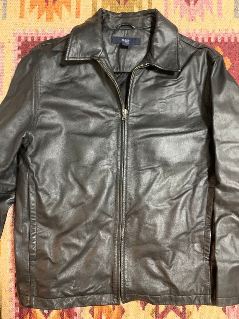 ジャケット・アウター Vintage Gap Jacket Men M Black Leather
