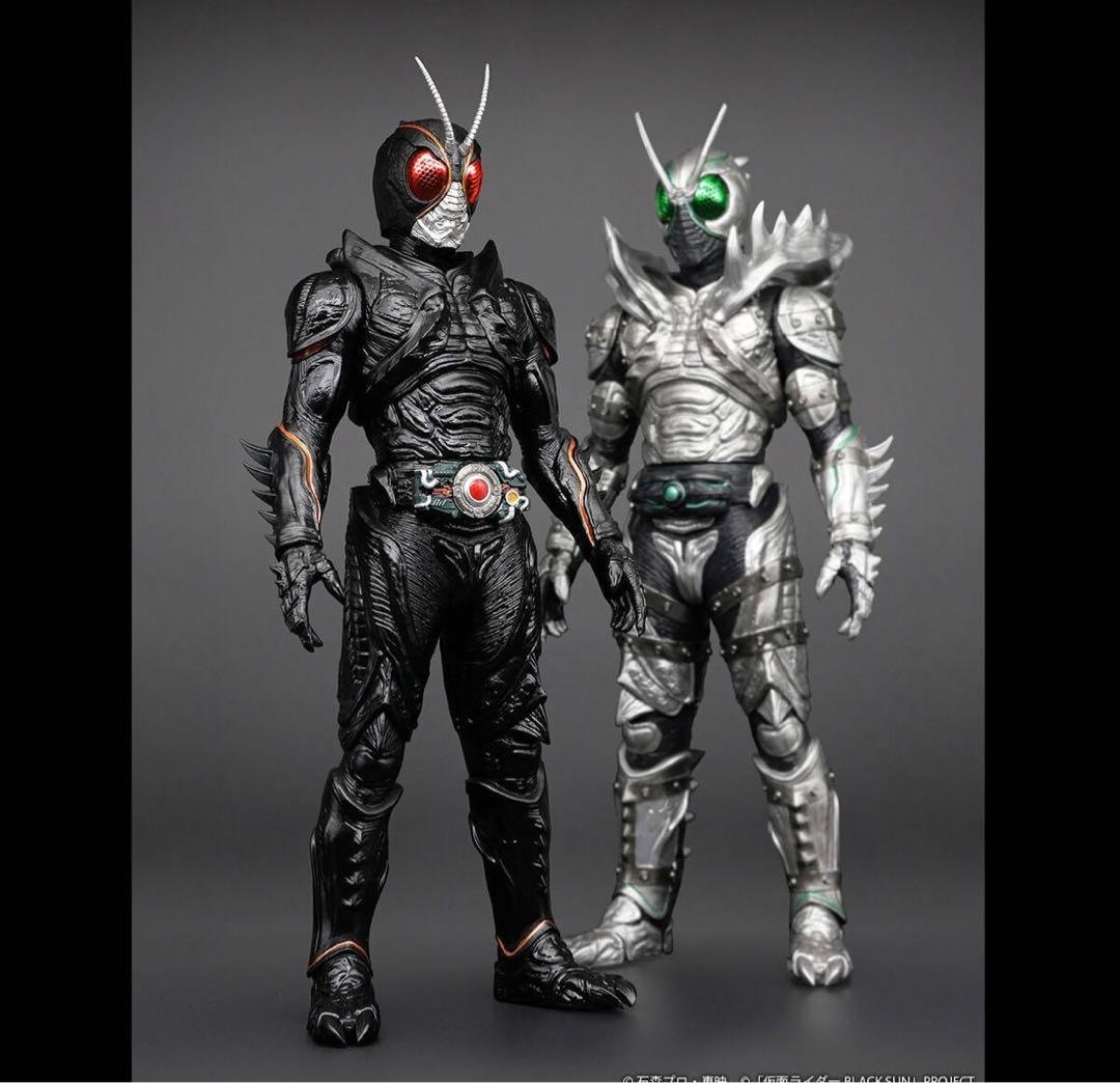 H*Y様 ジャンボソフビフィギュア　仮面ライダーBLACK SUN　対決セット