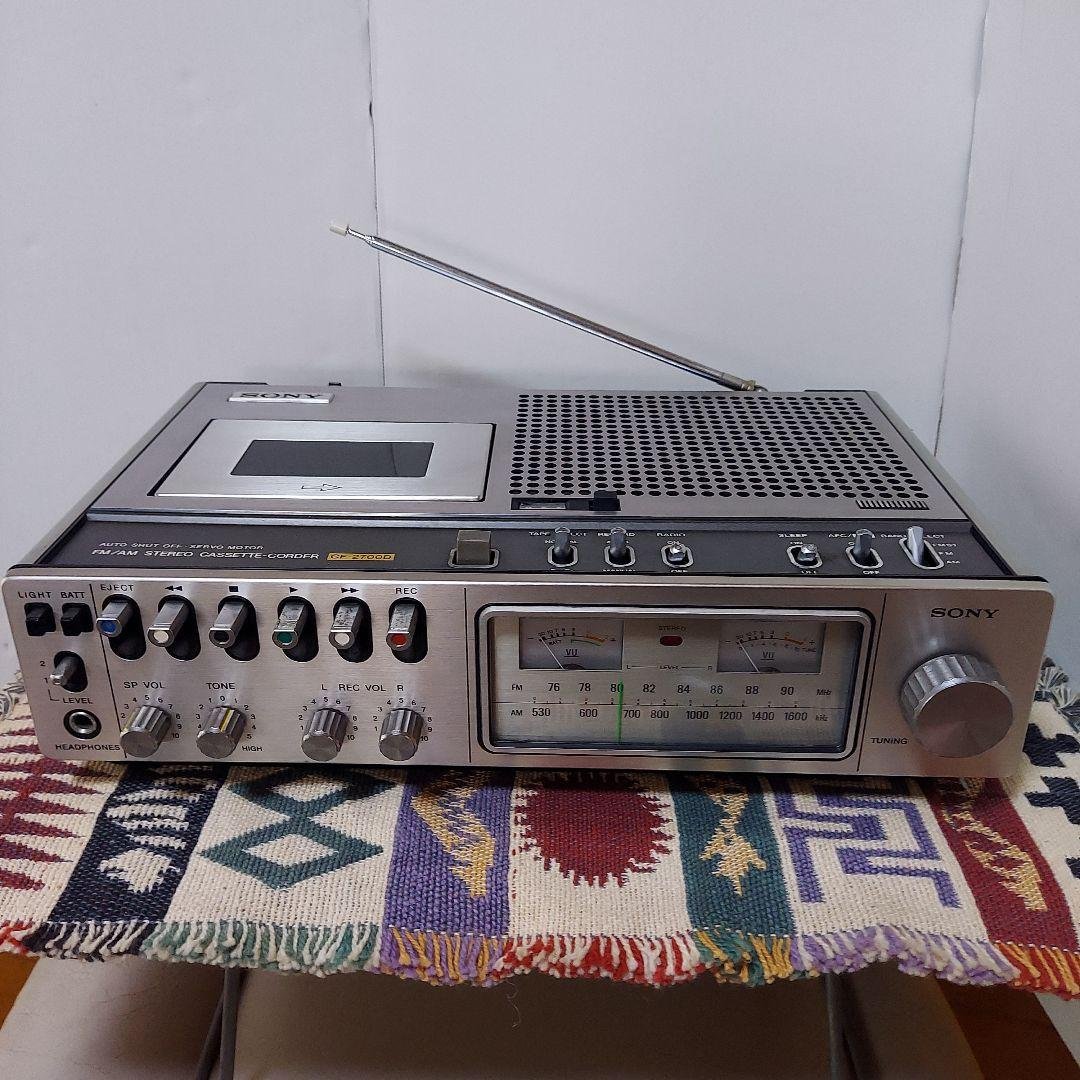 SONY CF-2700D ステレオカセットコーダーデンスケ希少品
