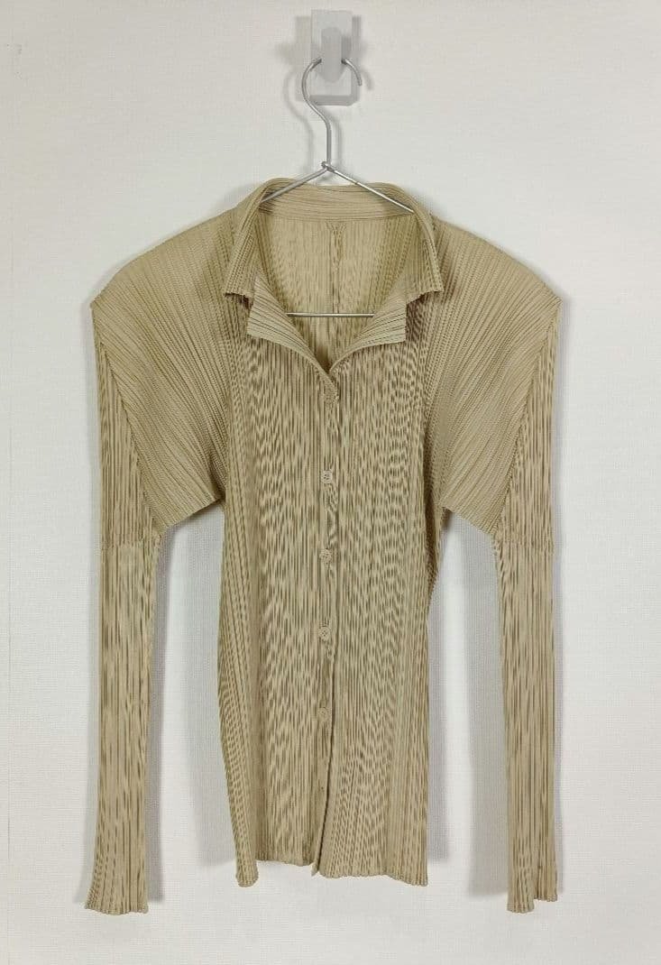 PLEATS PLEASE シャツ ブラウス【サイズ３ L相当】【長袖】