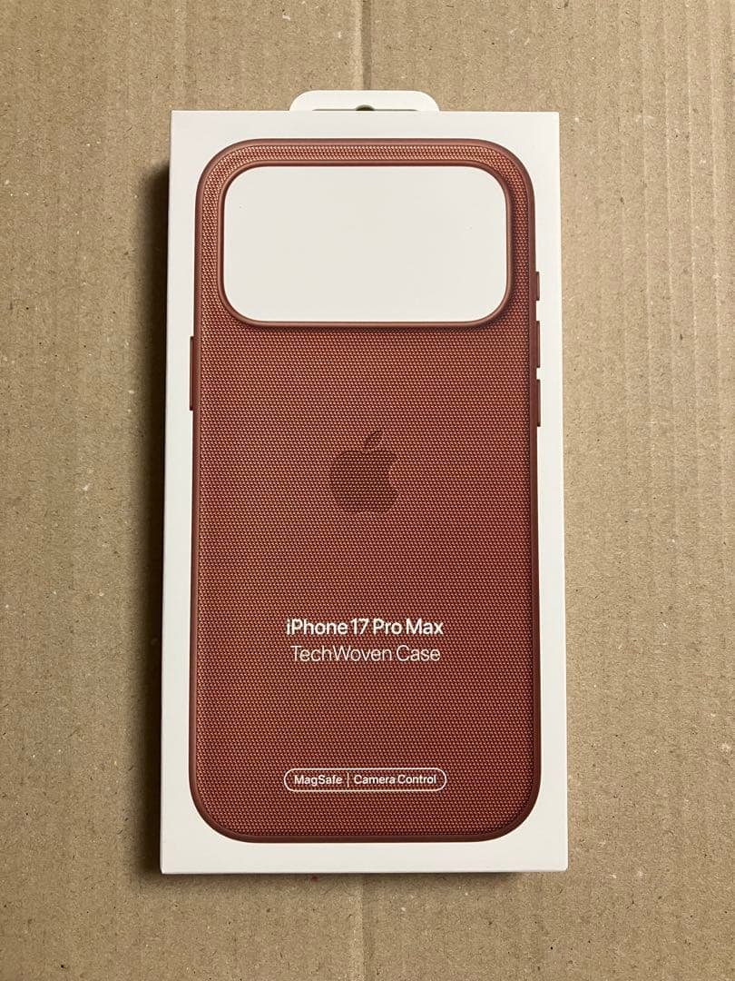 iPhoneアクセサリー iPhone 17 PRO MAX Tech Woven case sienna