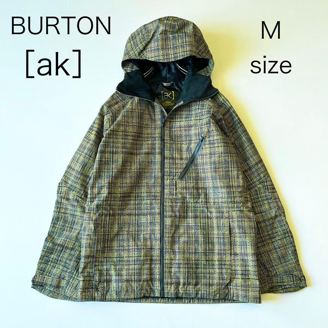 3245【美品】バートン　ジャケット akゴアテックス チェック総柄サイクリック