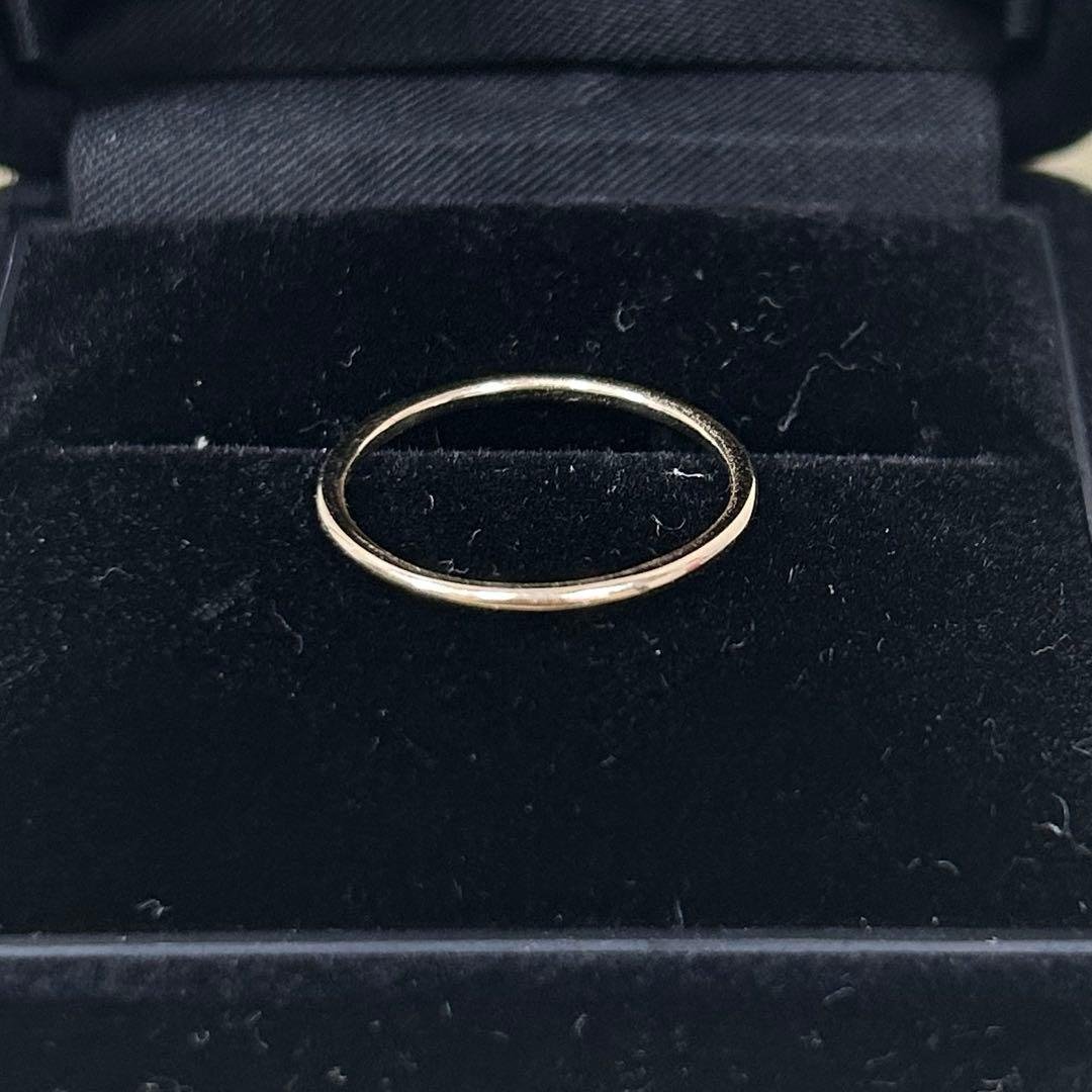 【Nude Ring / middy】 K10 シンプルリング イエローゴールド