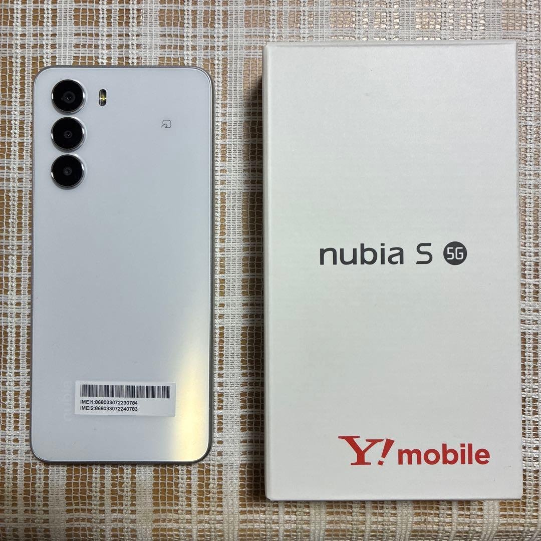 nubia S 5G A403ZT ホワイト Y!mobile 未使用