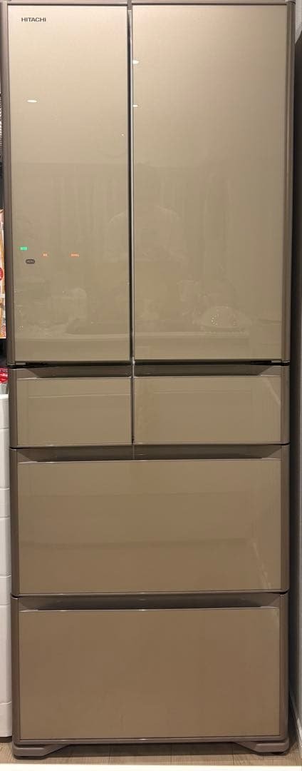 日立　475リットル　6ドア冷凍冷蔵庫　R-G4800F（XN）　2015年製