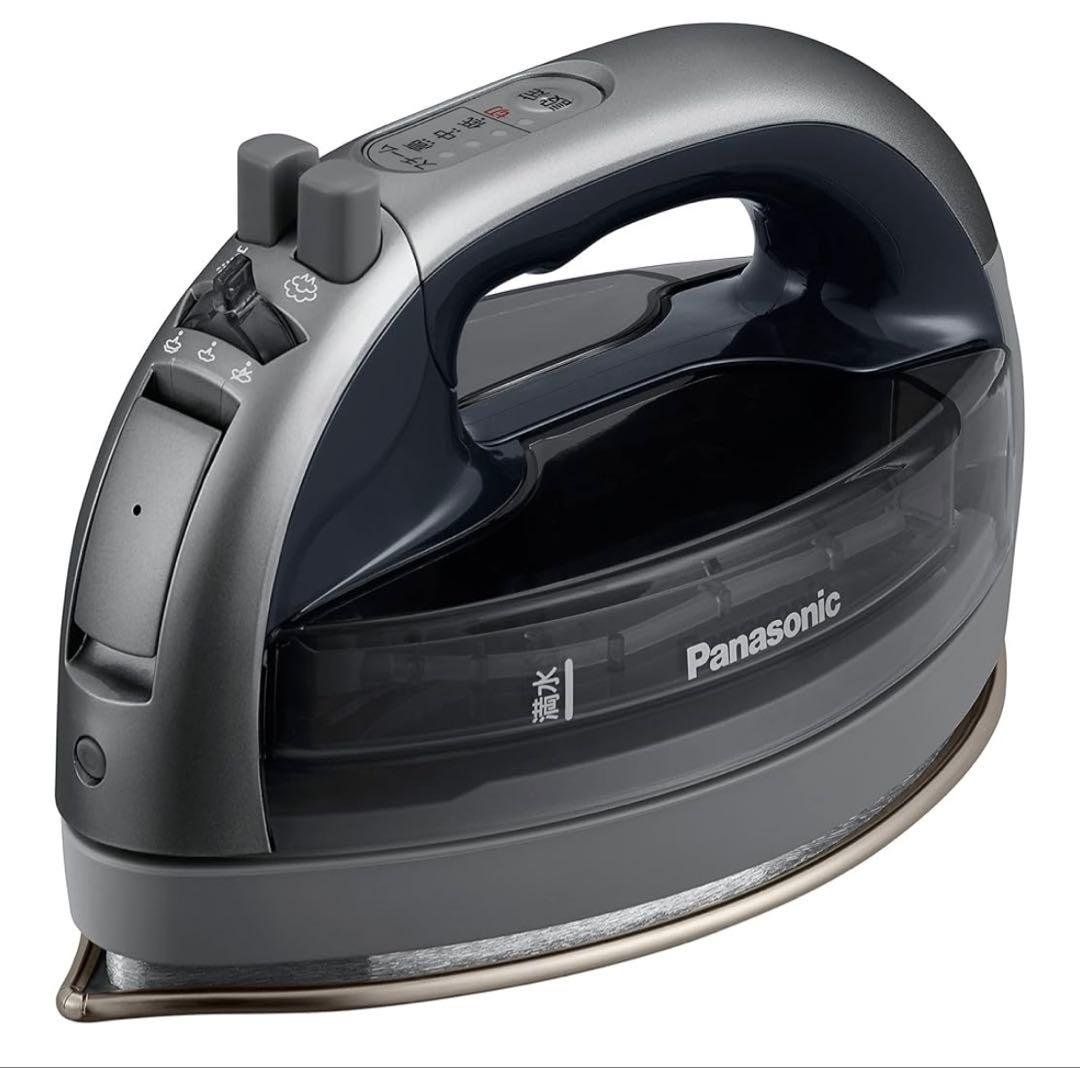 【未使用】Panasonic コードレススチームアイロン NI-WL707-H