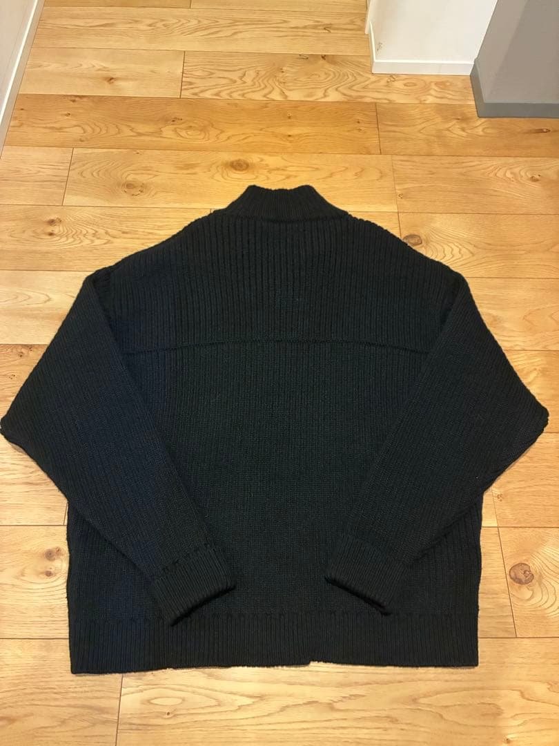 WTAPS ハーフジップニット サイズ04 ブラック タグ付き 未使用