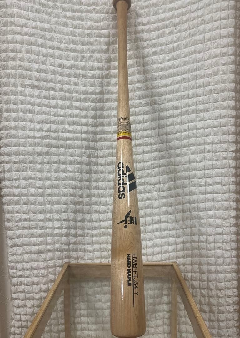 【未使用品‼️】アディダス　硬式木製バット　山田哲人モデル　BFJ　８４ｃｍ