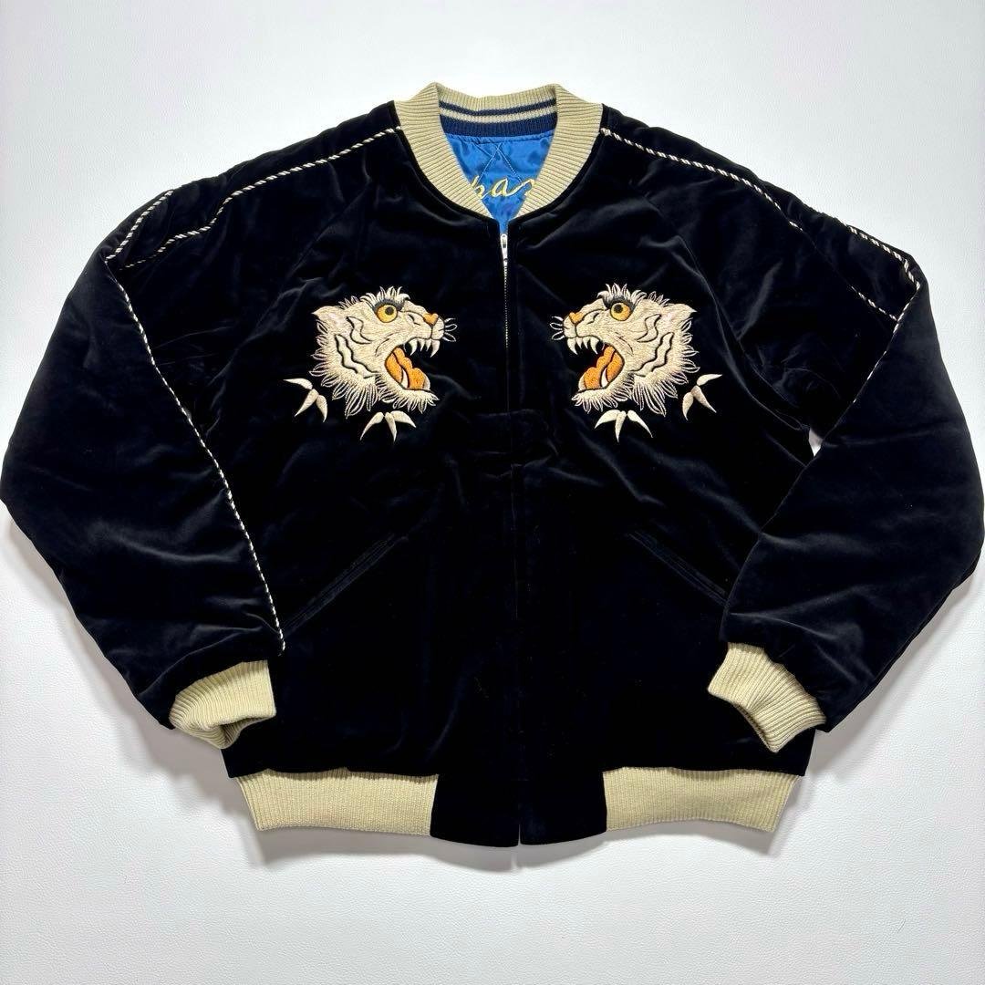 極美品・タグ付き✨ テーラー東洋 別珍 ホワイトタイガー イーグル キルティング