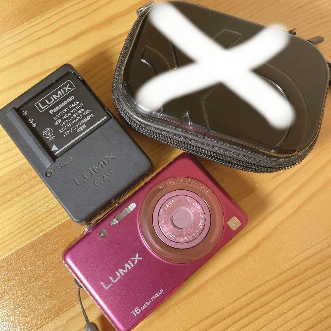 Panasonic LUMIX DMC-FH7 ピンク 16メガピクセル