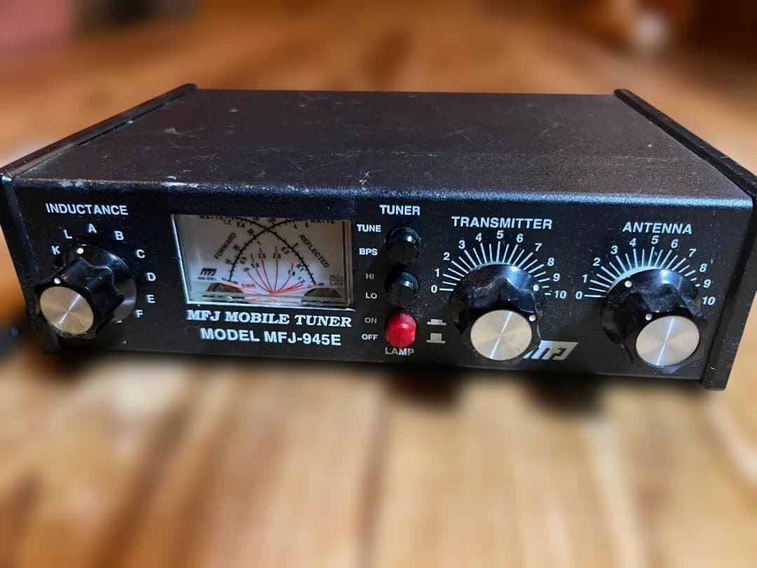h*n様 MFJ MFJ-945E アンテナチューナー SWR計装備モデル 動作