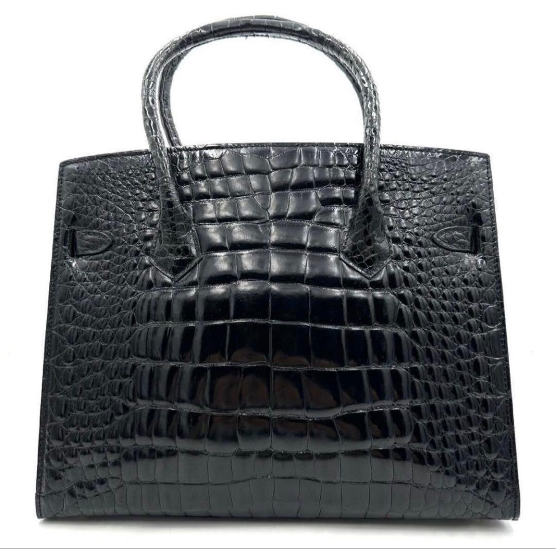jardan des sacs ジャルダンデサック クロコダイル ハンドバッグ