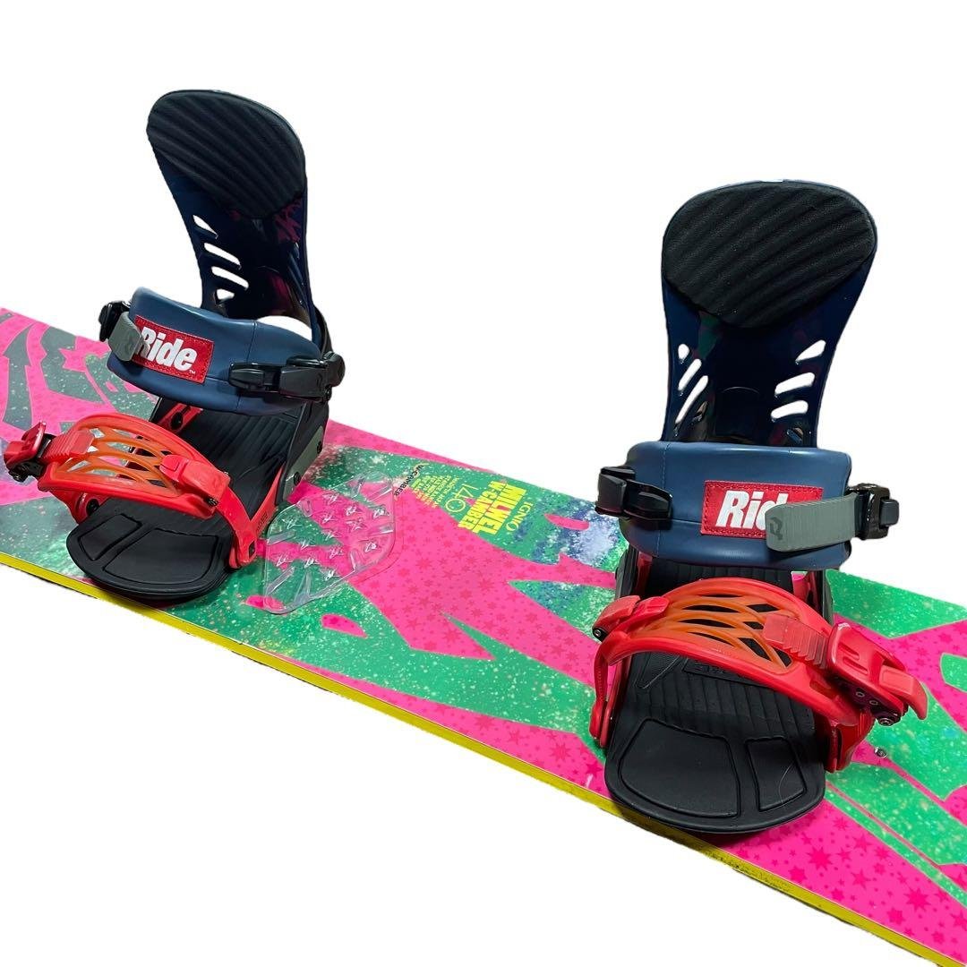 美品　IGNIO MILWEL W-CAMBER 140cm ビンディング
