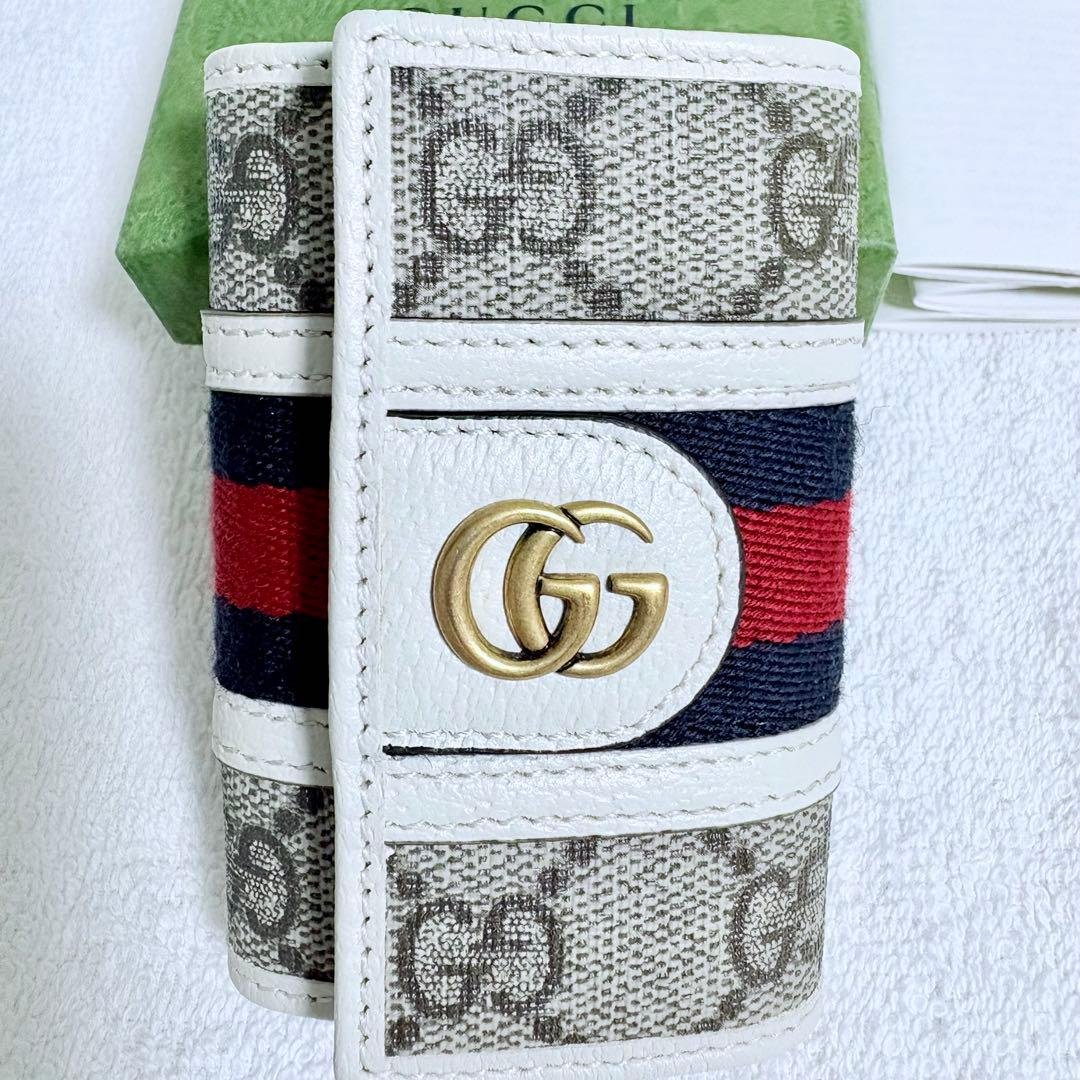 GUCCI 603732 OPHIDIA グッチ オフィディア 6連キーケース