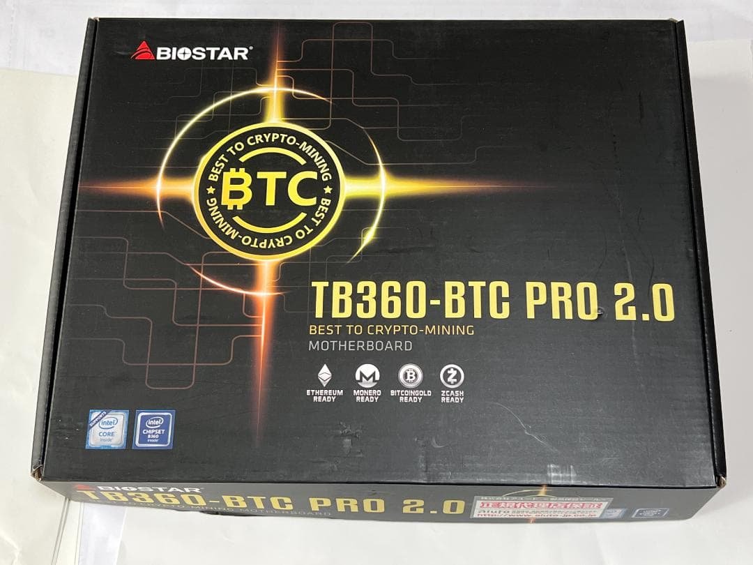 【動作確認済】i7 9700K＋TB360-BTC PRO 2.0＋メモリセット