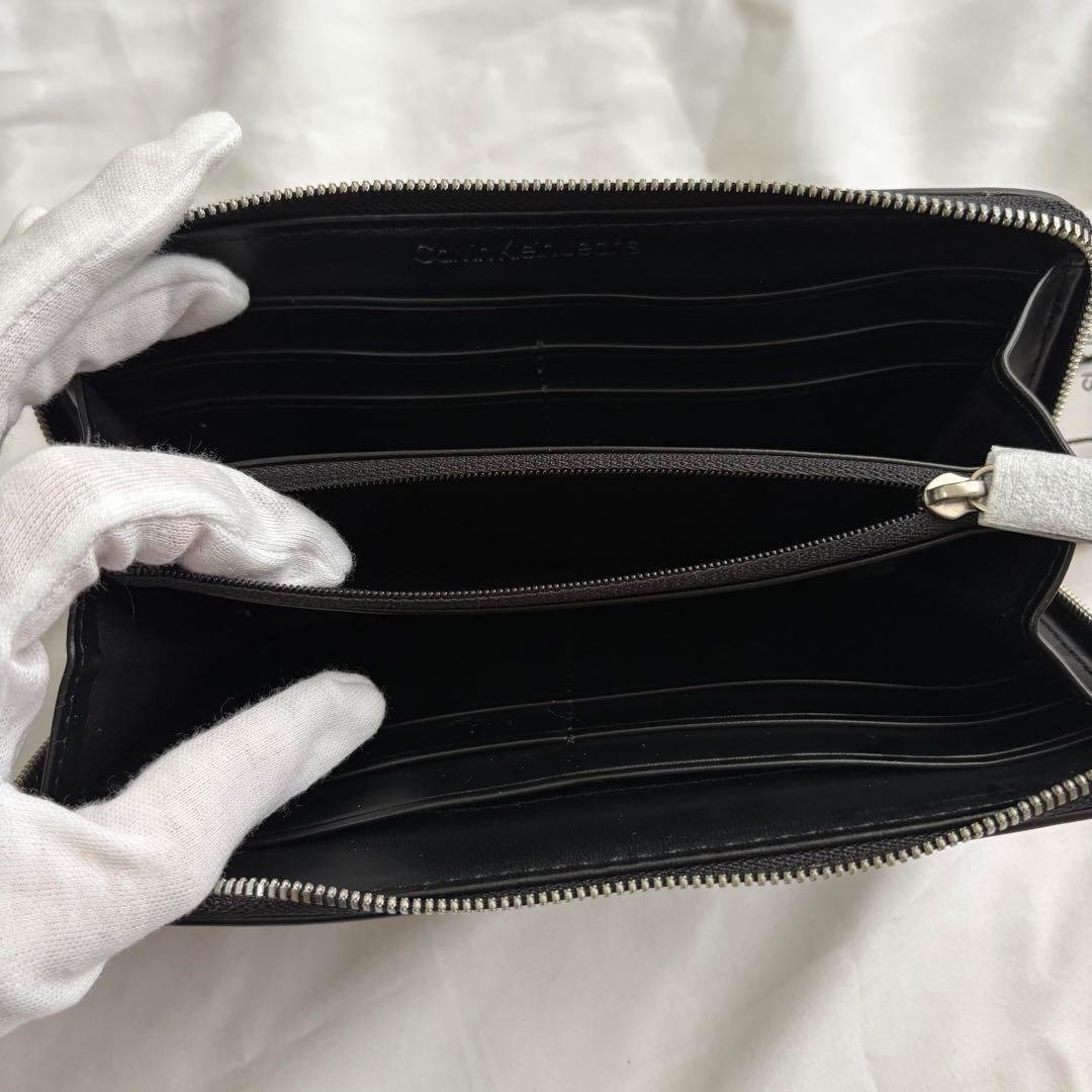 【新品】  ラウンドジップ 長財布 ブラック メンズ