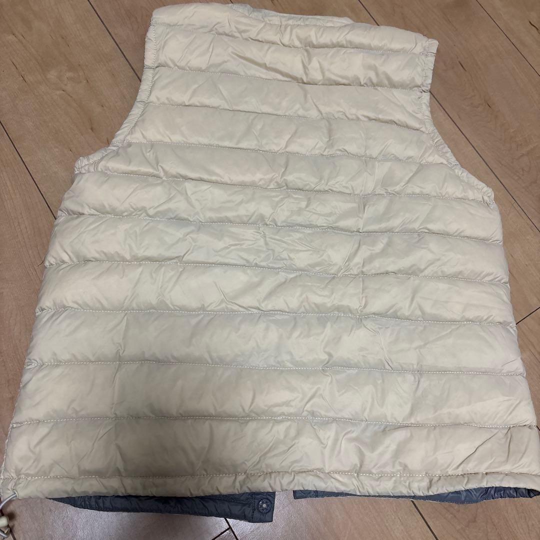 【美品】DANTON Vネック　インナーダウンベスト　レディース