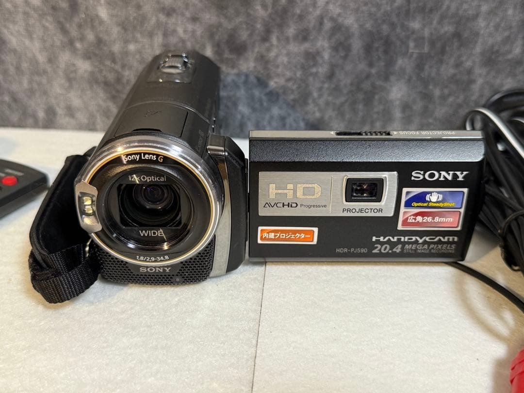SONY HDR-PJ 590vビデオカメラ HD 20倍ズーム