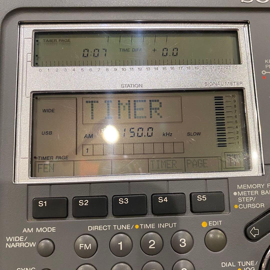 希少 SONY ICF-SW77 短波ラジオ ソニー 当時物 レア ジャンク