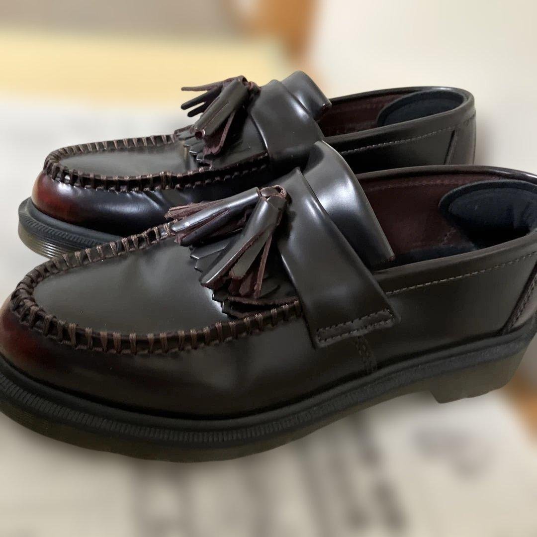 ドクターマーチン エイドリアン ローファー チェリーレッド UK5